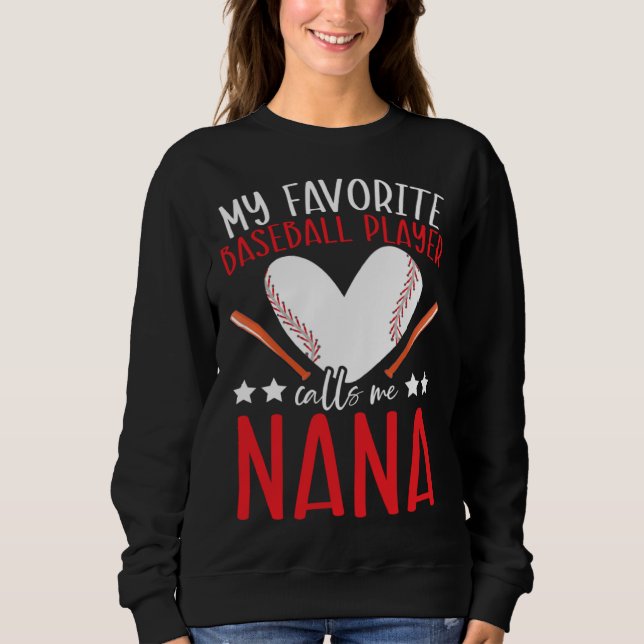 Sweatshirt Baseball Grandma Grandmother Granny Grandparents D (Devant)