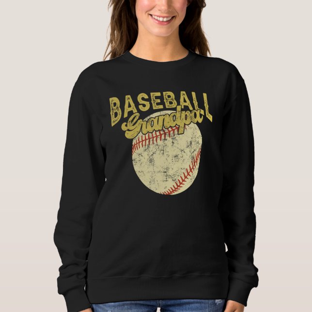 Sweatshirt Baseball Grandpa Family Matching Funny Fathers Day (Devant)