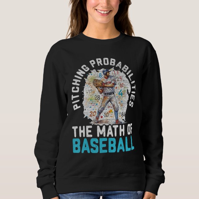Sweatshirt Baseball Math Teacher Mathematician Sport Baseball (Devant)