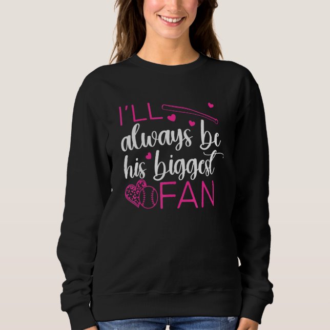 Sweatshirt Baseball Mom Baseball Player Baseball Mother 8 (Devant)