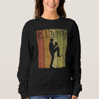 Sweatshirt Baseball Periodic Table Elements Nerd Baseball Pit