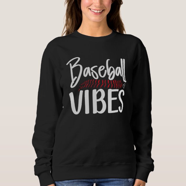 Sweatshirt Baseball Player Womens Baseball Fan Baseball Mom (Devant)