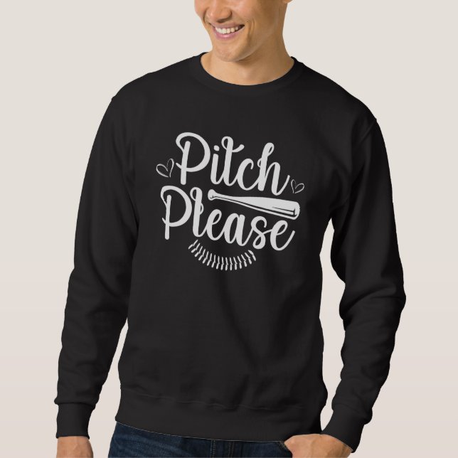 Sweatshirt Baseball Player Womens Baseball Fan Baseball Mom 1 (Devant)