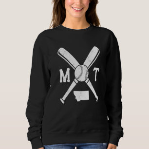 Sweatshirt Baseball Softball Lanceur Receveur Carte États USA