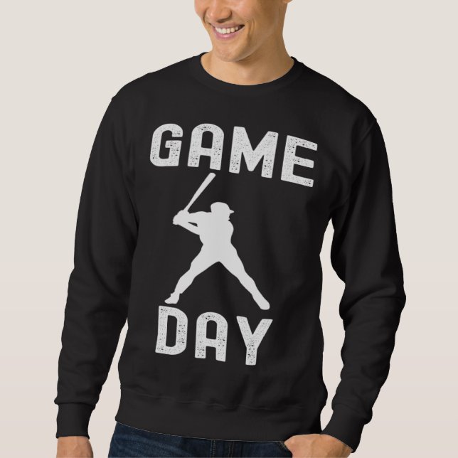 Sweatshirt Baseball Sports athlete  Cool Quotes Family (Devant)
