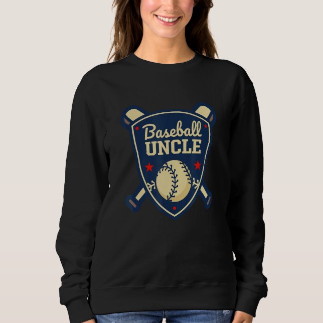 Sweatshirt Baseball Uncle Matching Family Baseball Player Fam (Devant)