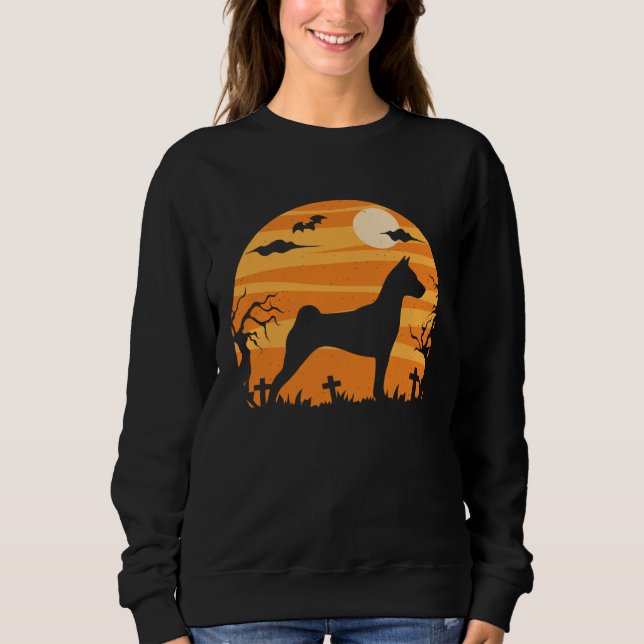 Sweatshirt Basenji Halloween  Costume   Mom Dad (Devant)