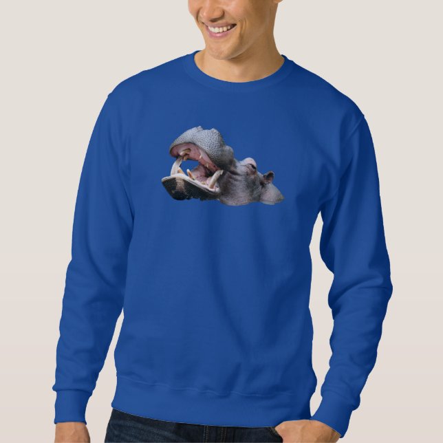 Sweatshirt Basique Hippopotame (Devant)