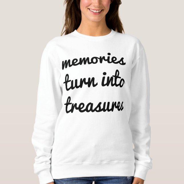 Sweatshirt basique pour femmes Souvenirs (Devant)