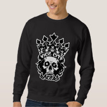 Sweatshirt basique pour hommes avec logo King Skul