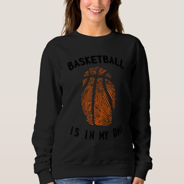 Sweatshirt Basket-Ball Dans Mon Adn Basketball Doigt D'Emprei (Devant)