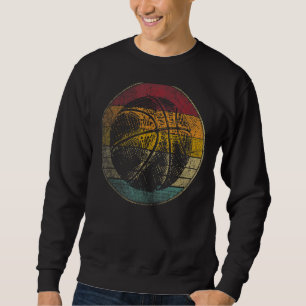 Sweatshirt Basket Ball Gif Retro Style Vintage les années 70
