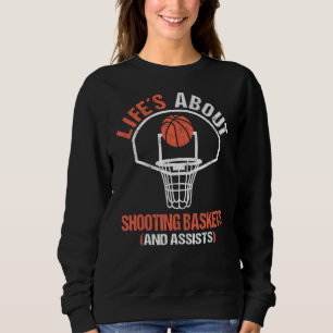Sweatshirt Basket-ball pour la fille de la vie About Goals