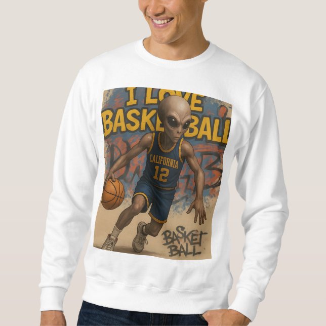 Sweatshirt basketball californien (Devant)