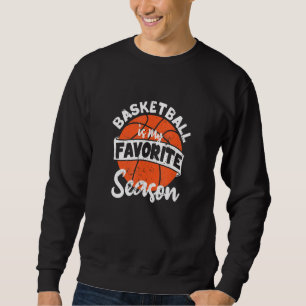 Sweatshirt Basketball Est Mon Fan De Joueur De Bball De Saiso