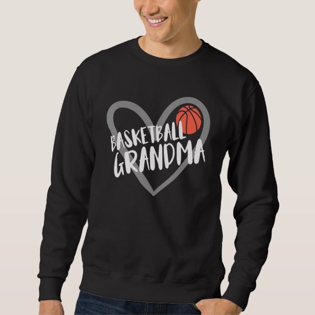 Sweatshirt Basketball Grandma Heart (Devant)