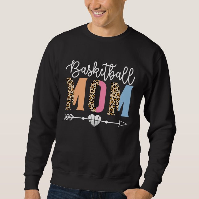 Sweatshirt Basketball Mom Cute Basketball Game Mother s Day L (Devant)