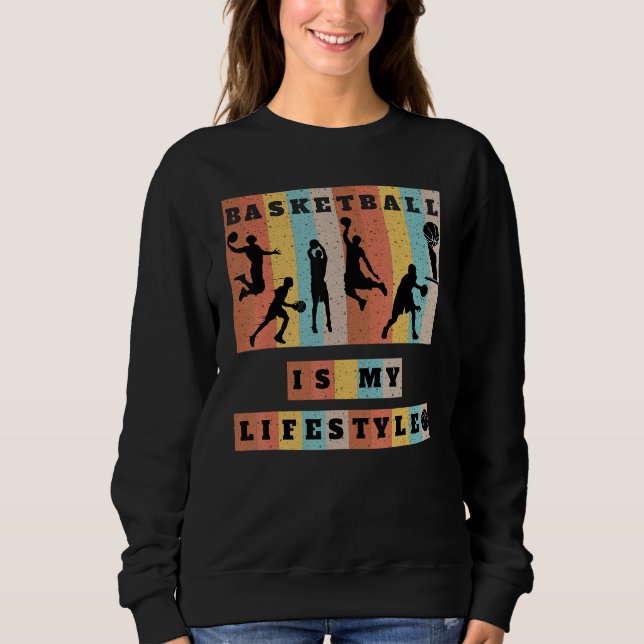 Sweatshirt Basketball Player  & Bball Fans Apparel Baller 1 (Devant)