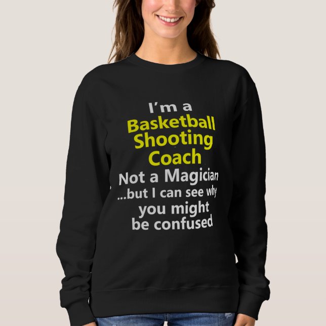 Sweatshirt Basketball Shooting Coach Trainer Jump Shot Shoote (Devant)