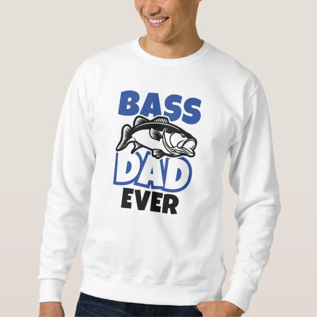 Sweatshirt Bass Papa jamais (Devant)