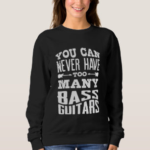 Sweatshirt Basse Guitare Baid Femmes Et Hommes Basse Joueur 5