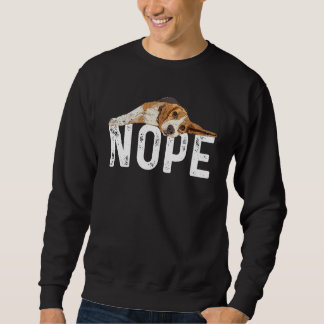 Sweatshirt Basset Artésien Normand Non Chien Paresseux Basse