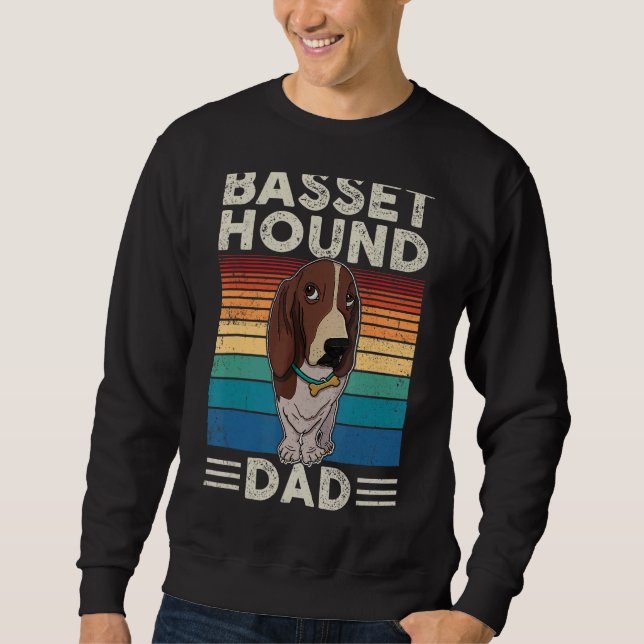 Sweatshirt Basset Hound Chig Mom Walk Chien Sayers Breeder 8 (Devant)