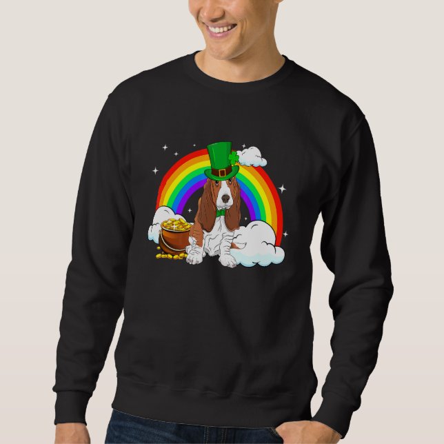 Sweatshirt Basset Hound Dog (Devant)