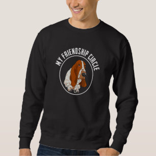 Sweatshirt Basset Hound Friendship Circle Chien Propriétaire