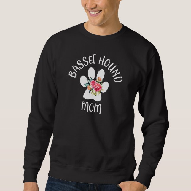 Sweatshirt Basset Hound Maman (Devant)