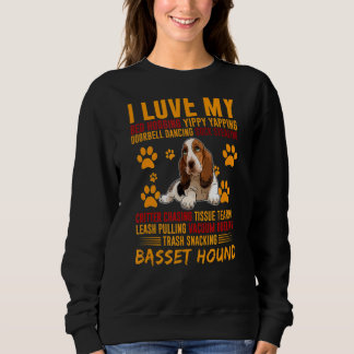 Sweatshirt Basset Hound Personal Stalker Pour Propriétaire De