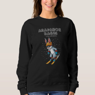 Sweatshirt Bassin d'Arapahoe Colorado Lapin de ski