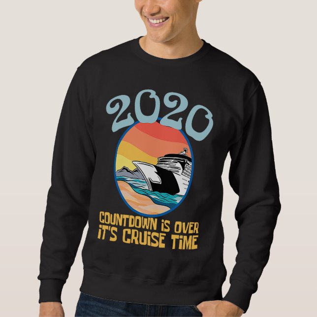 Sweatshirt Bateau à voile de croisière de fin de compte à reb (Devant)