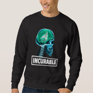 Sweatshirt Bateau à voile incurable Capitaine Skull X-Ray Ski