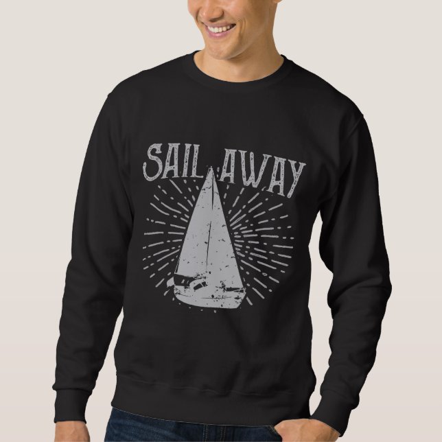 Sweatshirt Bateau à voile Port Yacht (Devant)