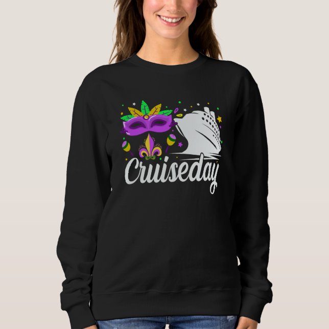 Sweatshirt Bateau de la parade des célébrations de Mardi Gras (Devant)