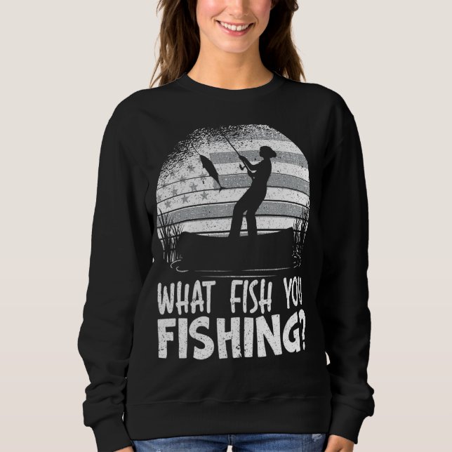 Sweatshirt Bateau de pêche patriotique (Devant)