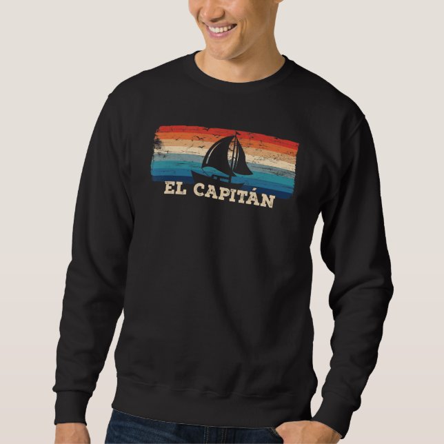Sweatshirt Bateau El Capitan Capitan Bateau Rétro Voile Sa (Devant)