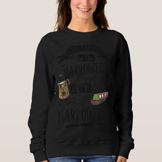 Sweatshirt Bateau Étroite Pour Propriétaires De Bateaux Canal (Devant)