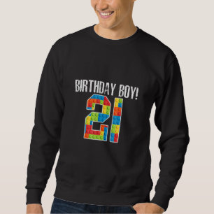 Sweatshirt Bâtiment de 21 ans Vintage 2001 21e Birt