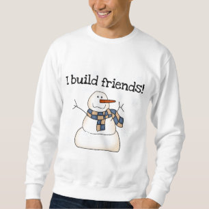 Sweatshirt Bâtir des amis de neige hiver Snowman