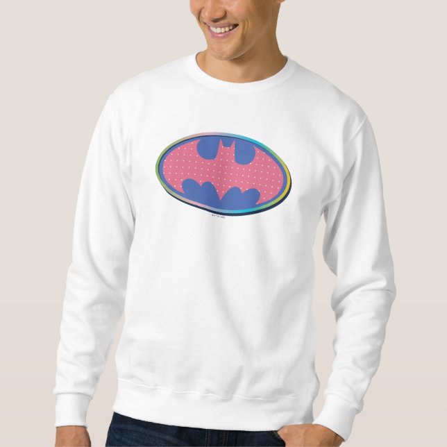 Sweatshirt Batman | Logo Pink Polka Dot (Devant)