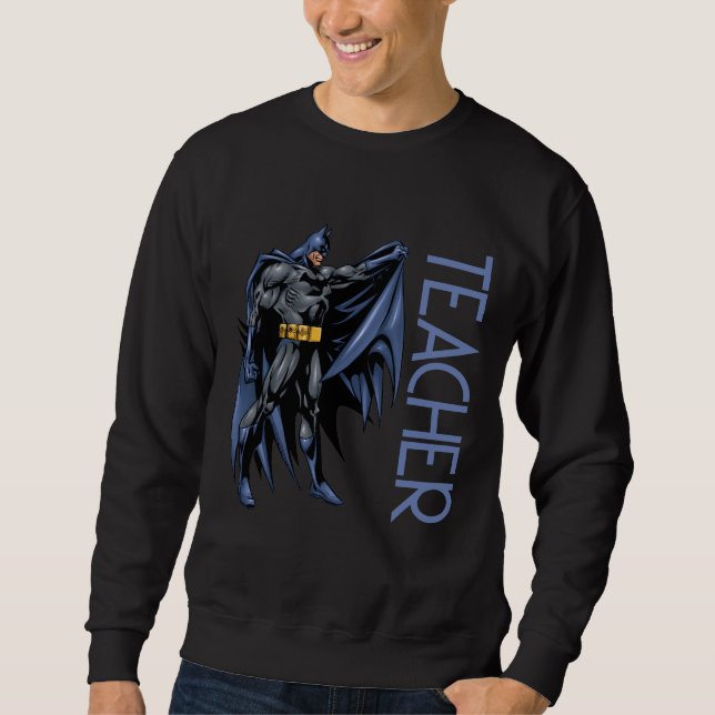 Sweatshirt Batman Plein-Color Professeur Collatéral (Devant)