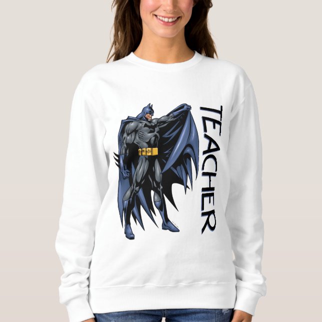 Sweatshirt Batman Plein-Color Professeur Collatéral (Devant)