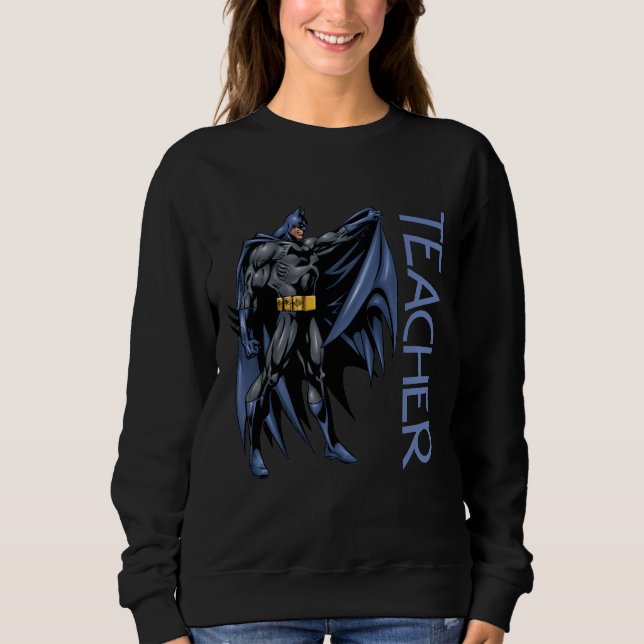Sweatshirt Batman Plein-Color Professeur Collatéral (Devant)