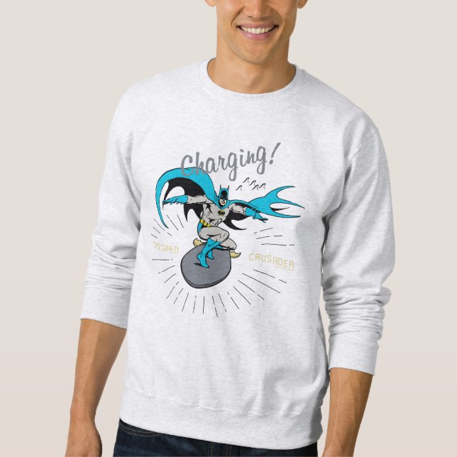 Sweatshirt Batman Surfing - Chargement ! (Devant)