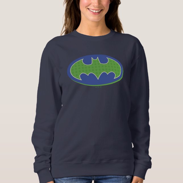 Sweatshirt Batman | Symbole pourpre et vert (Devant)