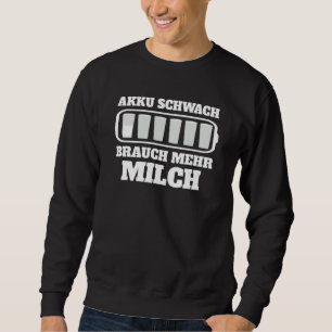 Sweatshirt Batterie Faible Personnalisation Plus Fermier De L
