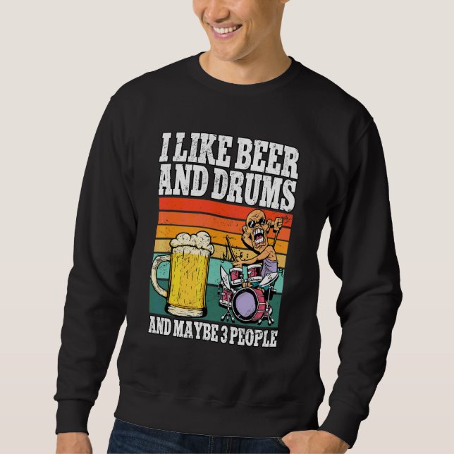Sweatshirt Batteur de batterie (Devant)