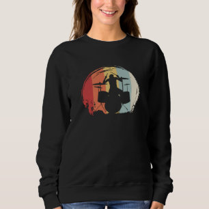 Sweatshirt Batteur Rétro en train de battre